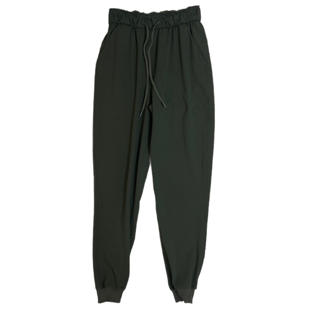 Lululemon Olive Green Drawstring Jogger Pants